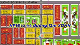 Bán đất NP16 lô 44 dự án XDHN 